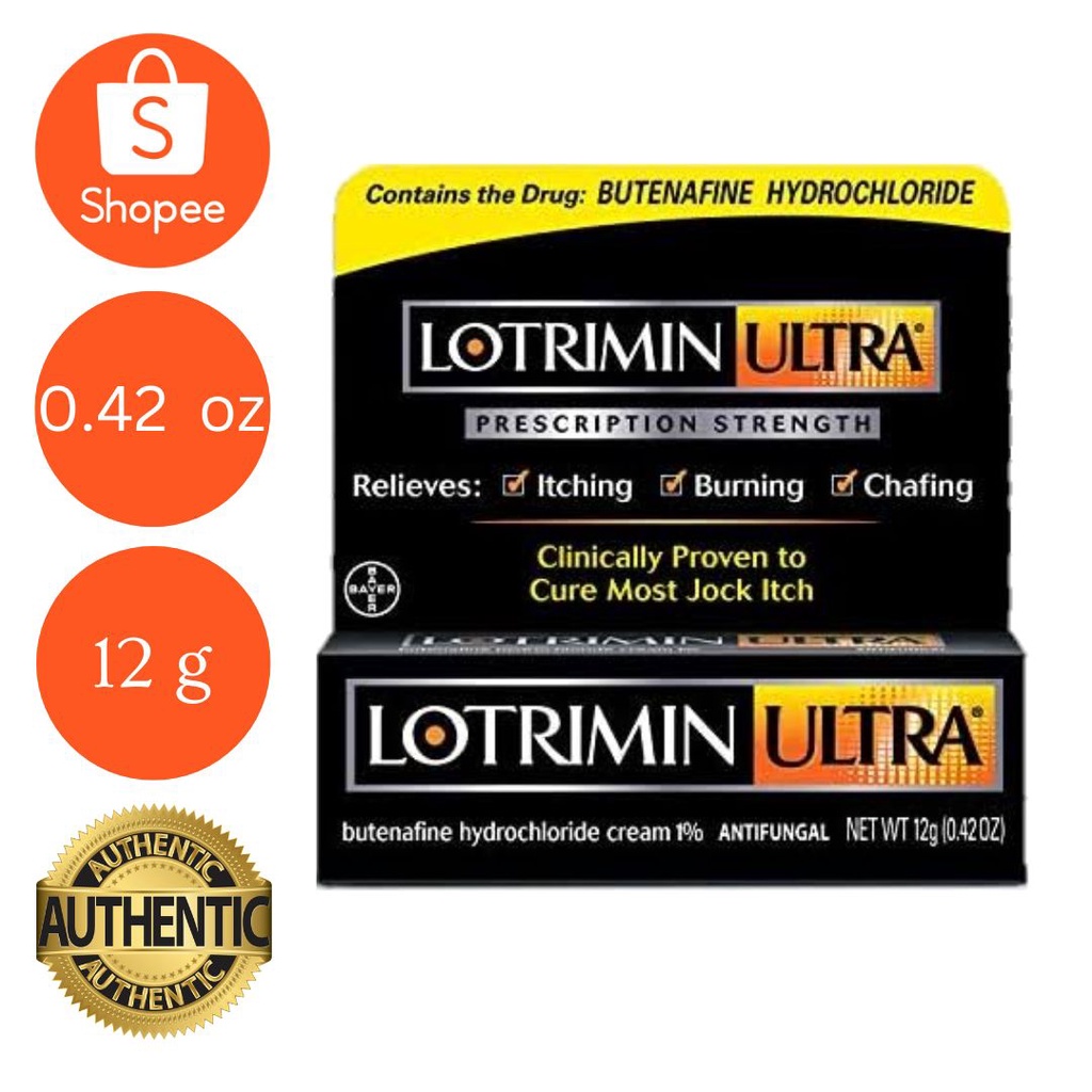LOTRIMIN ULTRA EXTRA STRENGTH JOCK ITCH TREATMENT CREAM, 0.42 OZ TUBE