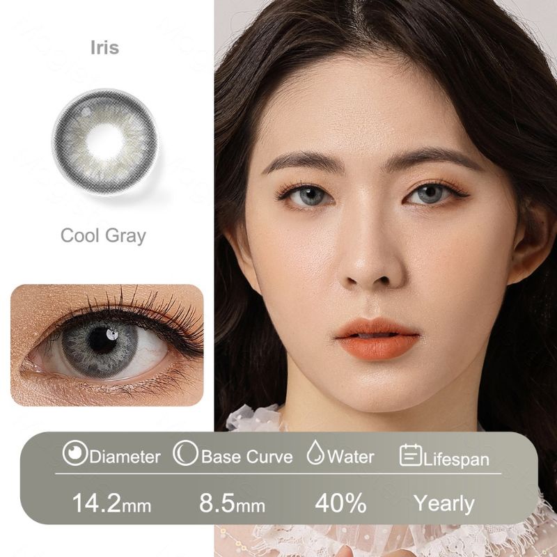 Contact lens with free lens case (Cool Gray) Shopee Philippines