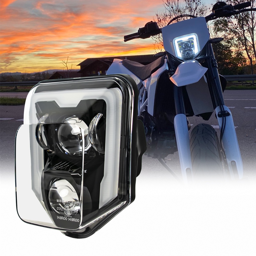 Motorcycle Headlight Moto LED Light Headlights For Husqvarna TE FE TC ...