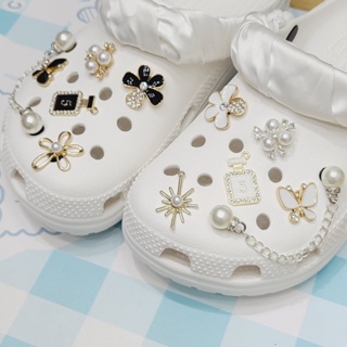 12pcs Alloy diamond Cros Jibit Charm Diy Women Shoes Accessories【shoes ...