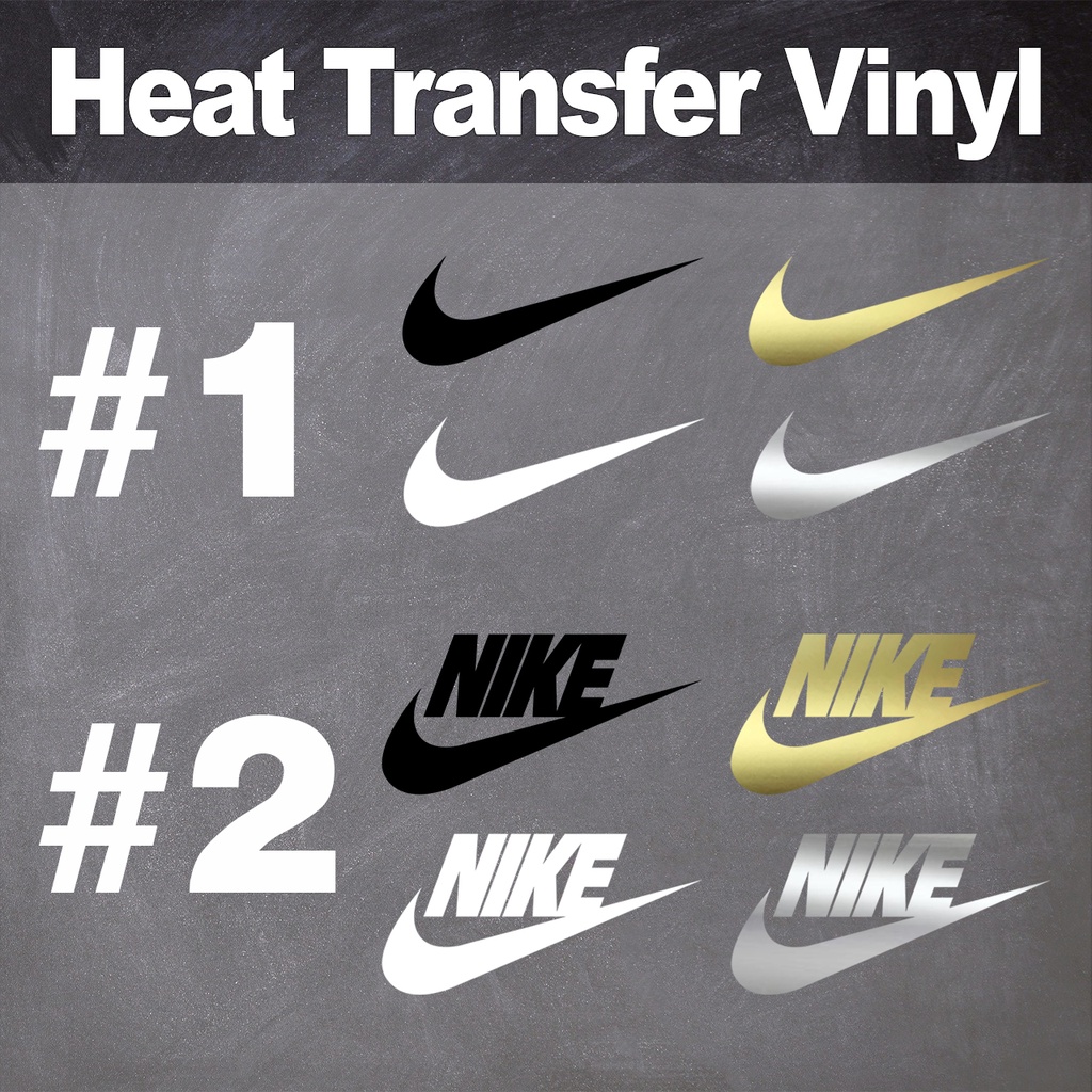 Tecnología cubierta Moler Nike Logo Heat Transfer Vinyl Sticker For Clothes / Fabric (Ready to Iron /  Heat Press) | Shopee Philippines