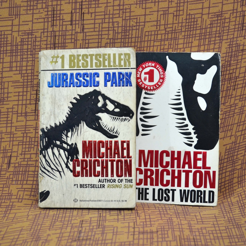 Jurassic Park The Lost World Michael Crichton Mass Market