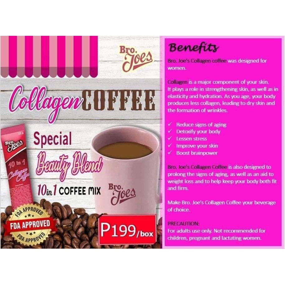 Bro. Joe's Collagen Coffee Shopee Philippines