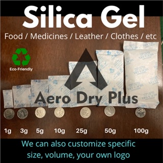 FDA Approve Silica Gel Desiccant for Food, Med. Leather, Bags, Shoes Abosrb moisture,, anti molds et