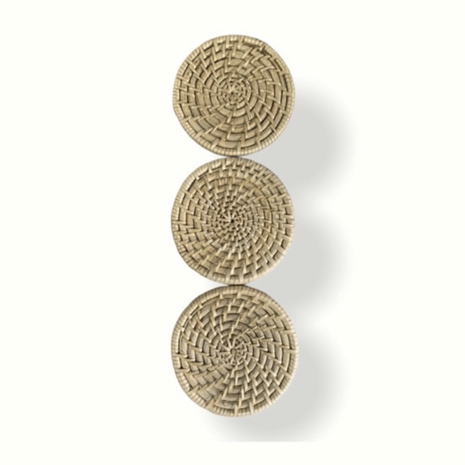 Rattan / Abaca Coaster Handmade Shopee Philippines