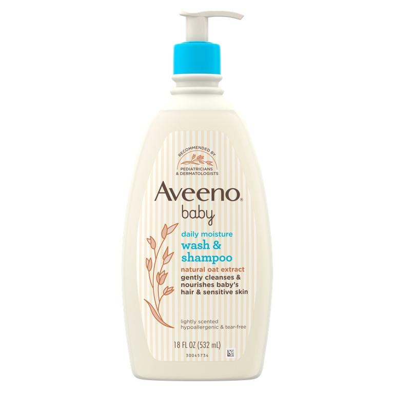 【spotgoods】Aveeno Daily Moisturizing Body Wash 1L + Aveeno Baby Daily Wash & Shampoo 532ml