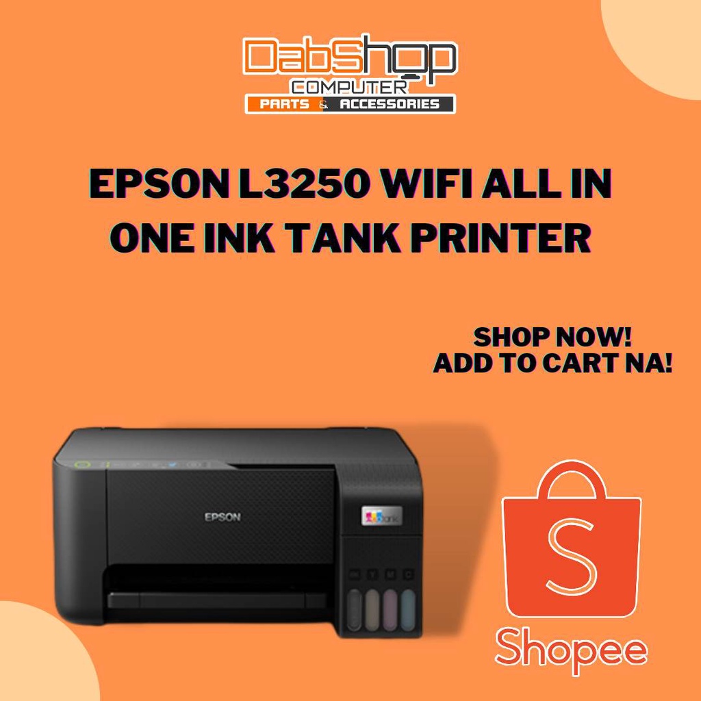 Epson EcoTank L3250 A4 WiFi AllinOne Ink Tank Printer Shopee Philippines