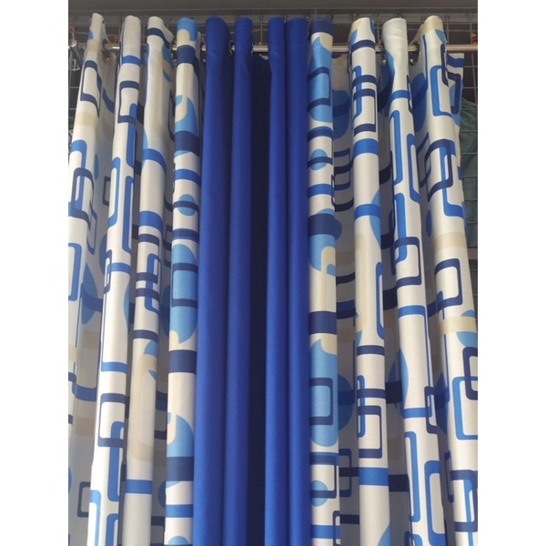 3 in 1 Curtains Ring Type Window or Wall Curtains Shopee Philippines