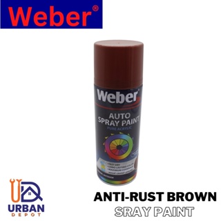 WEBER Anti-Rust Brown Spray Paint * SP-142* by *URBAN DEPOT* #18