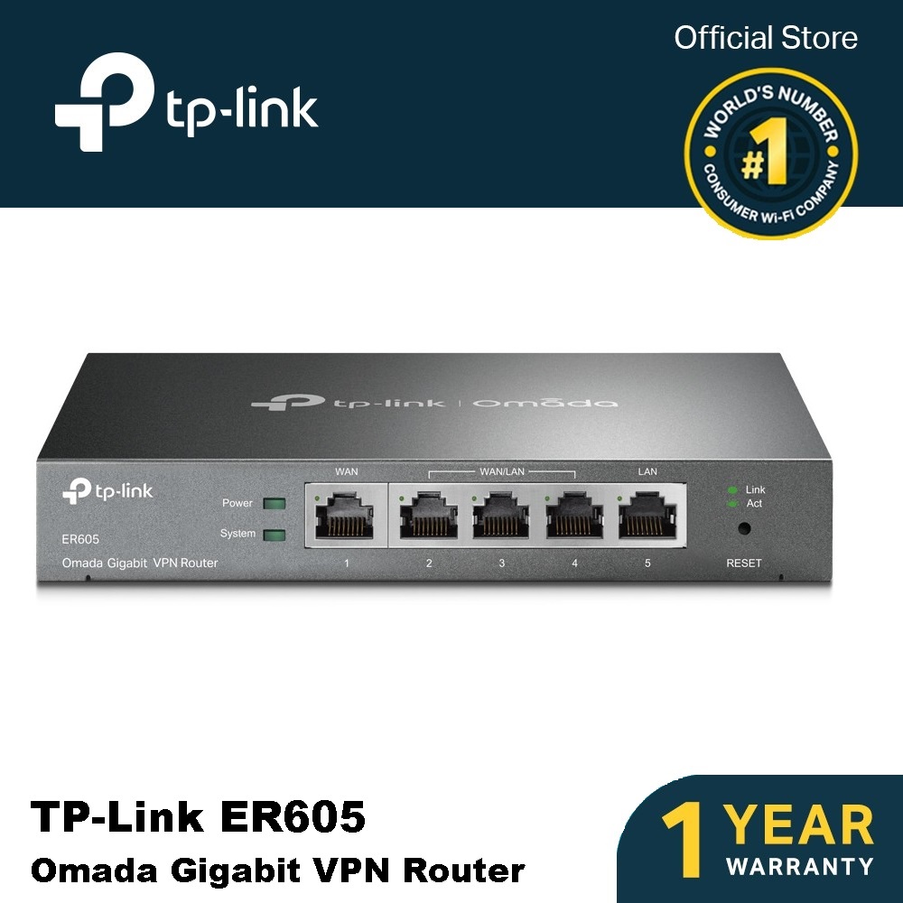 TP-Link ER605 Omada Gigabit VPN Router | Shopee Philippines