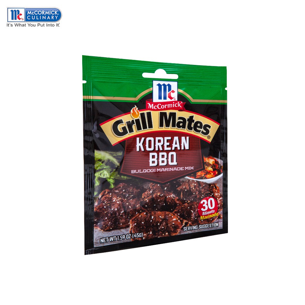 Mccormick Grill Mates Korean Bbq Bulgogi Marinade Mix 45 G Bh0