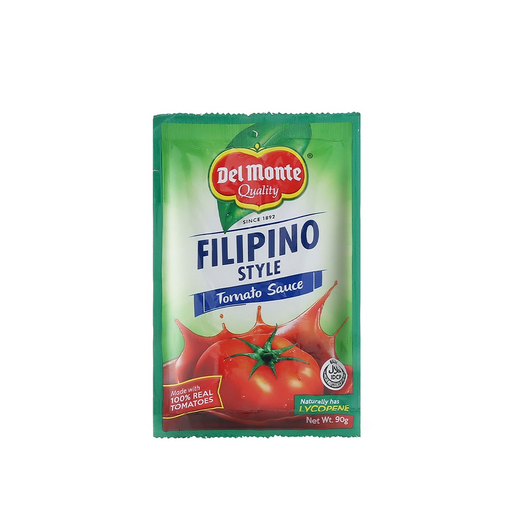 DEL MONTE Tomato Sauce Filipino Style with 100 Real Tomatoes 90g