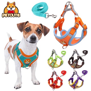 Pet Dog Harness With Leash Pet Adjustable Reflective Harness Vest Puppy Harness Vest for Dog Cat #1