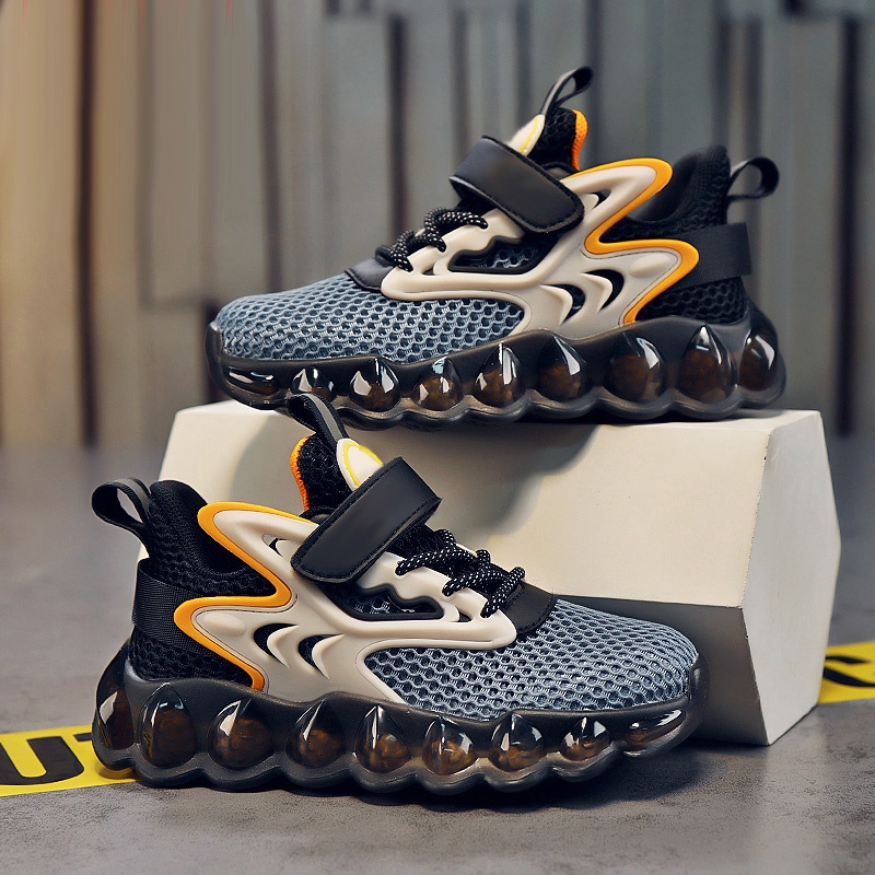 Kids Sport Shoes Boys Girls Running Sneakers Breathable Mesh Casual