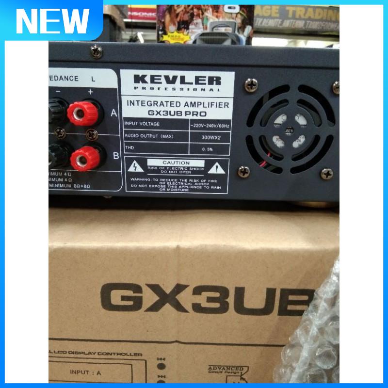 kevler speaker KEVLER AMPLIFIER GX3UB PRO 300watts x2 ORIGINAL USB