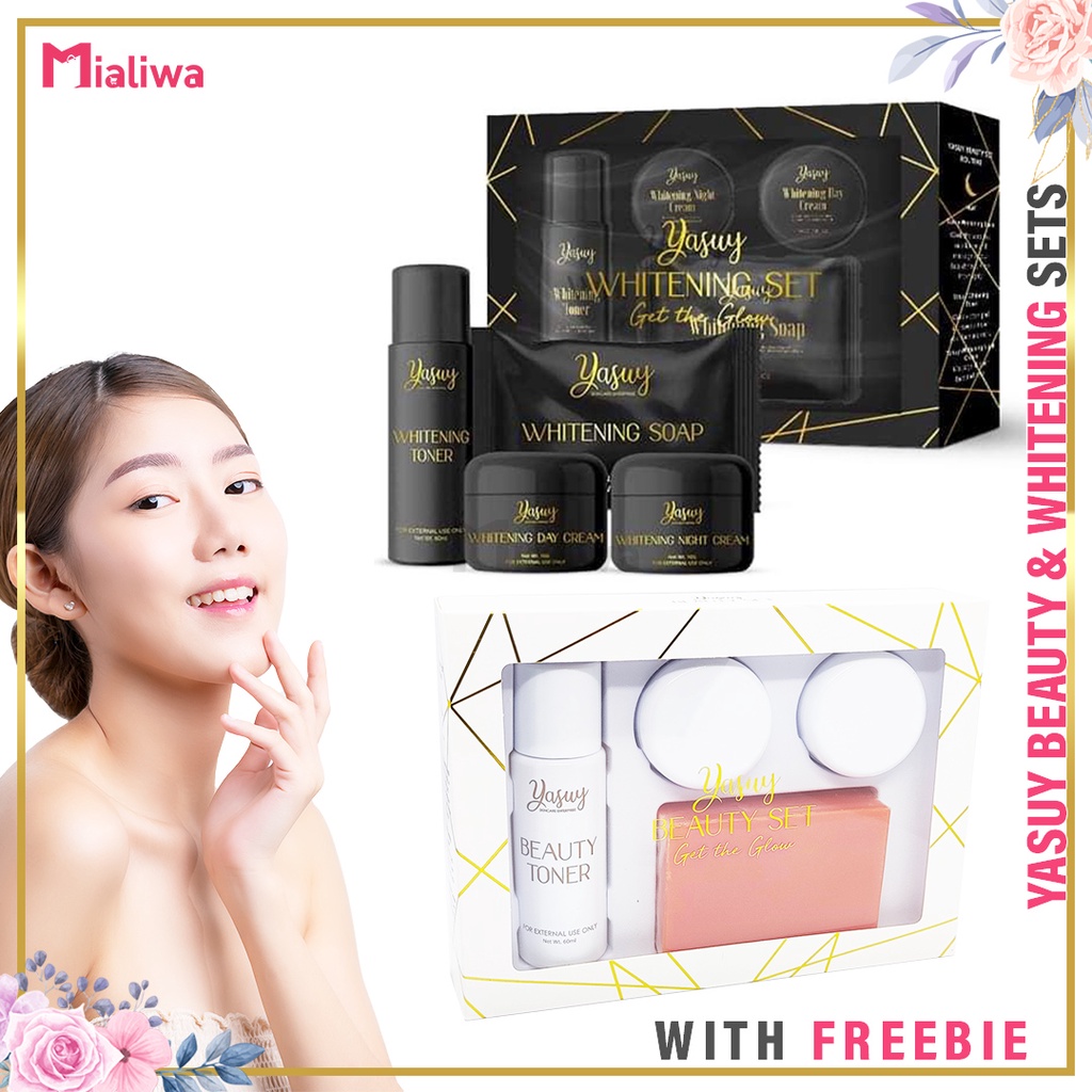 Yasuy Beauty & Whitening Set, Skin Care Exfoliating Kit, Sunscreen Scar Remover Beauty Facial Wash