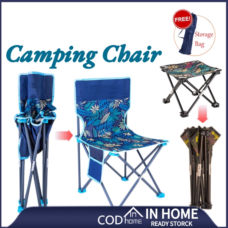 Camping Chair Portable Foldable Chair Camping Chair with Back Rest