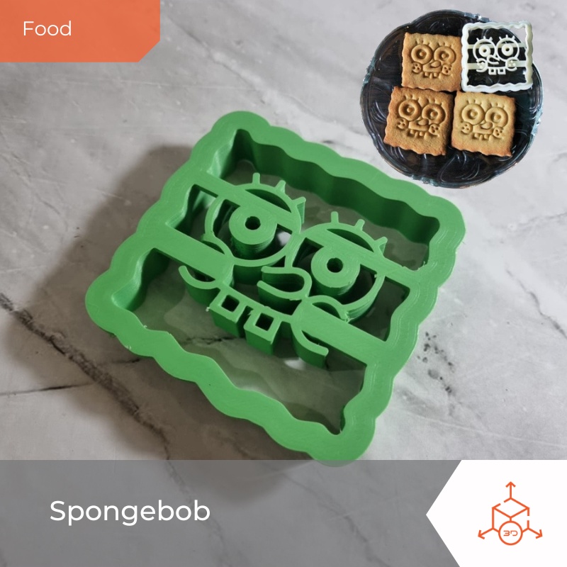 Cake Mold, Cookie Cutter/Sandwich Cutter Spongebob Model Shopee