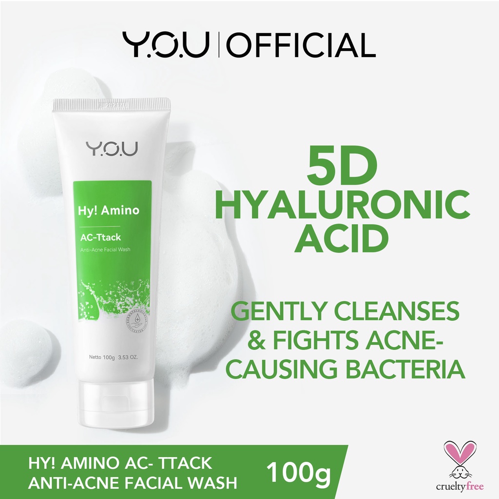 You Hy Amino Ac Ttack Anti Acne Facial Wash G Facial Cleanser