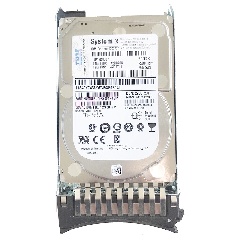 公式の店舗公式の店舗IBM 42D0707 90Y8953 500G SAS 2.5インチ HDD