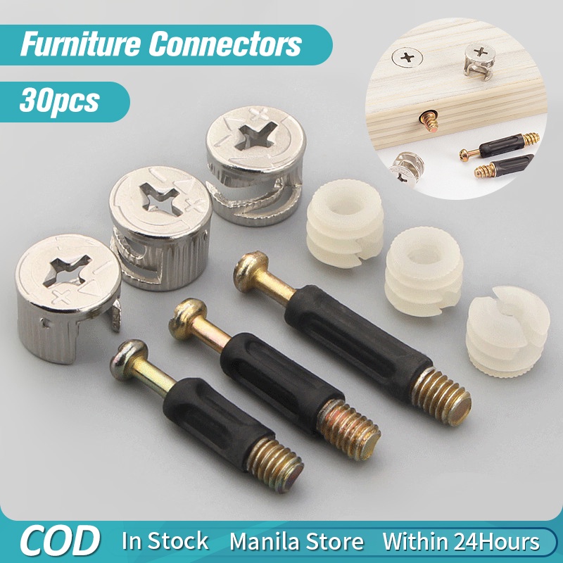 Sets Cam Lock Nuts And Cam Screws Furniture Connecting Cam Fitting