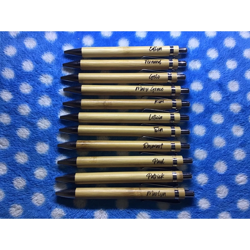 Bamboo Pen | Personalize Bamboo Pen with Name Engraved