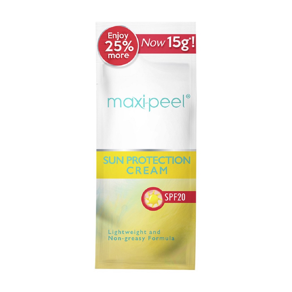 Maxipeel Sun Protection Cream Spf20 15g Shopee Philippines