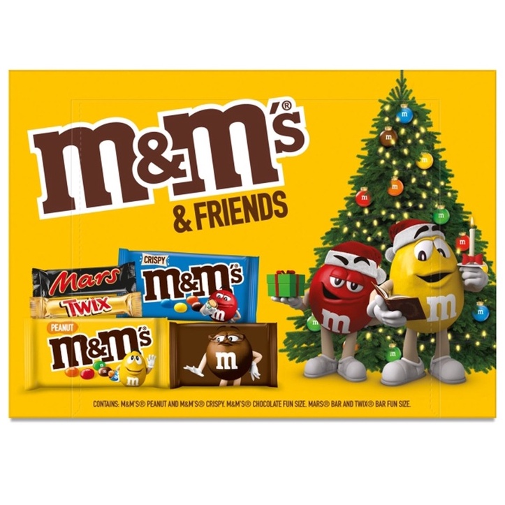 M&M's & Friends Christmas Chocolate Selection Box (144g) Shopee