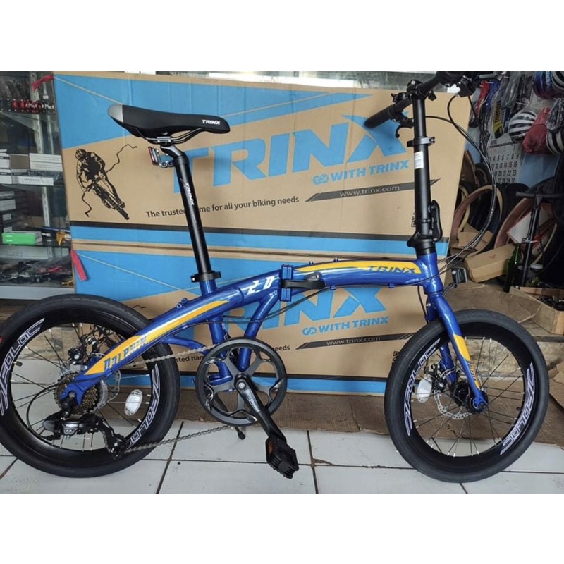 trinx dolphin 2.0 folding bike