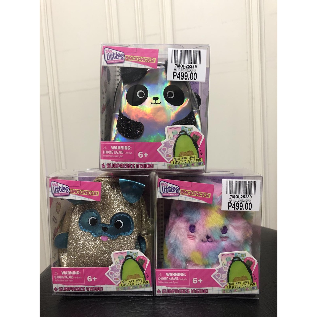 Real Little Backpacks (Avail in Pug, Cat, Panda) Shopee Philippines