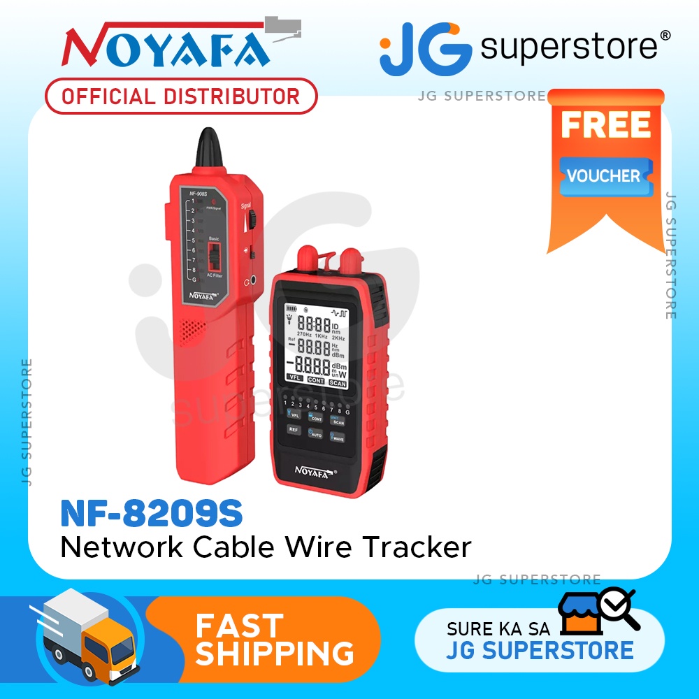 Noyafa NF-908S Mini Optical Cable Power Meter Tester with LED ...