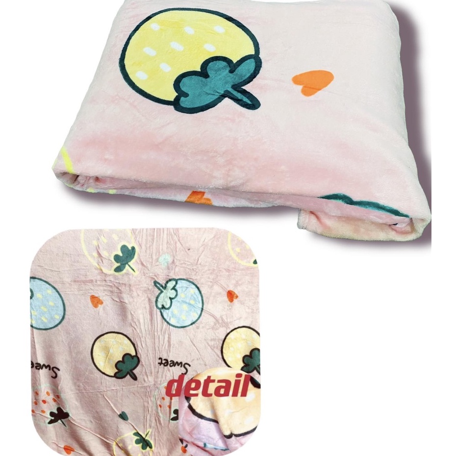 Cartoon Character Blanket/Kumot 100 COTTON(130cm*220cm) Shopee