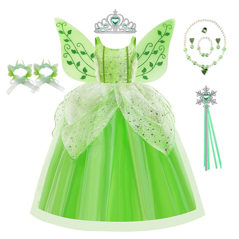 Green Elf Jollibee Tinkerbell Costume for Baby Girl Children ...