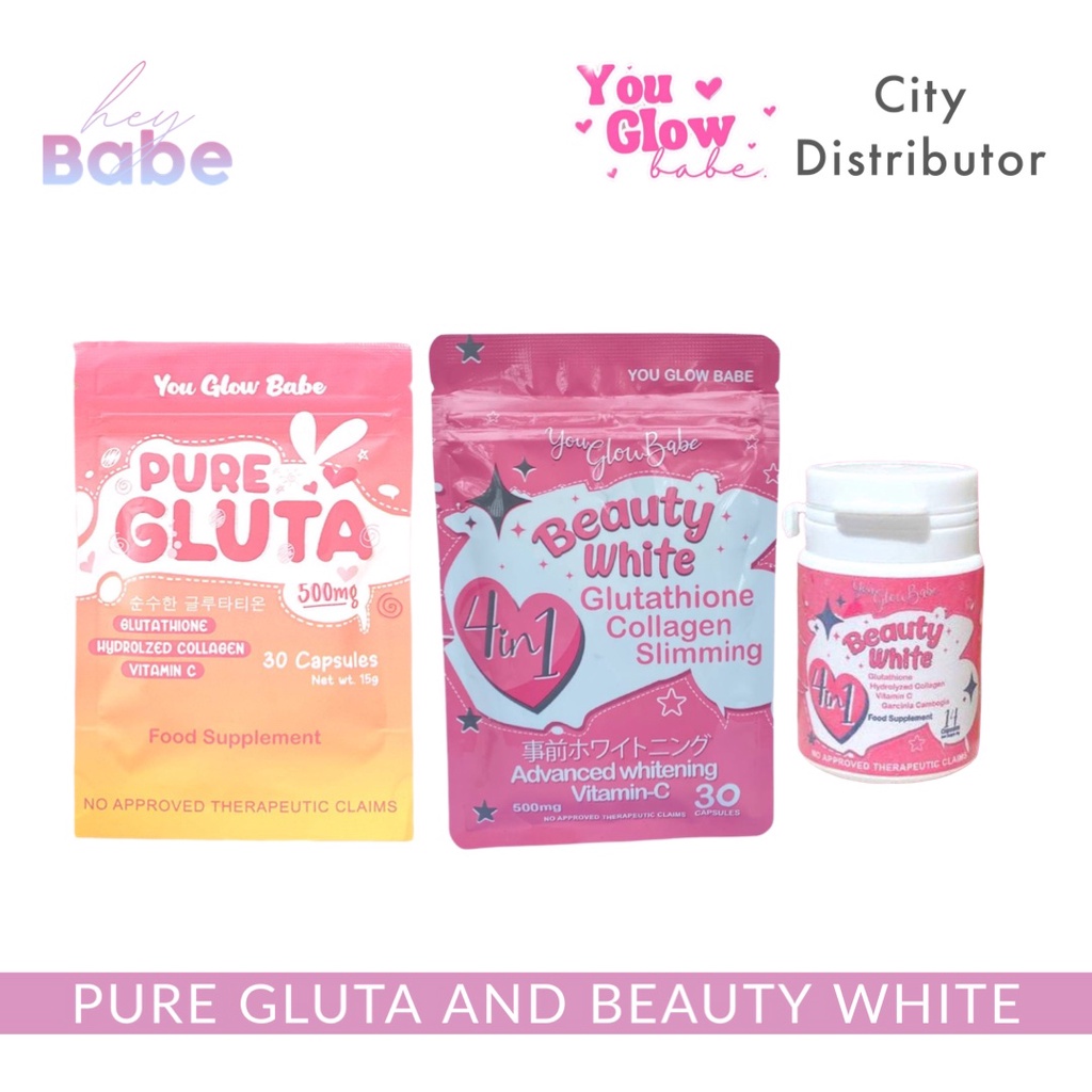 YOU GLOW, BABE - Beauty White and Pure Gluta Capsule | Shopee Philippines