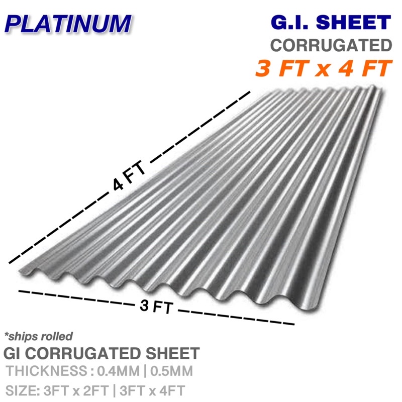 Roofing Sheet Gi Sheet 22 Gauge Shop Corrugated Roofing Sheet