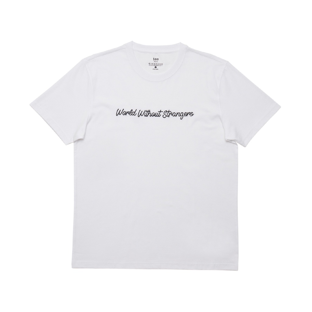 GIORDANO Men's WWS Printed Tee (01092232) - 11 - Signature White ...