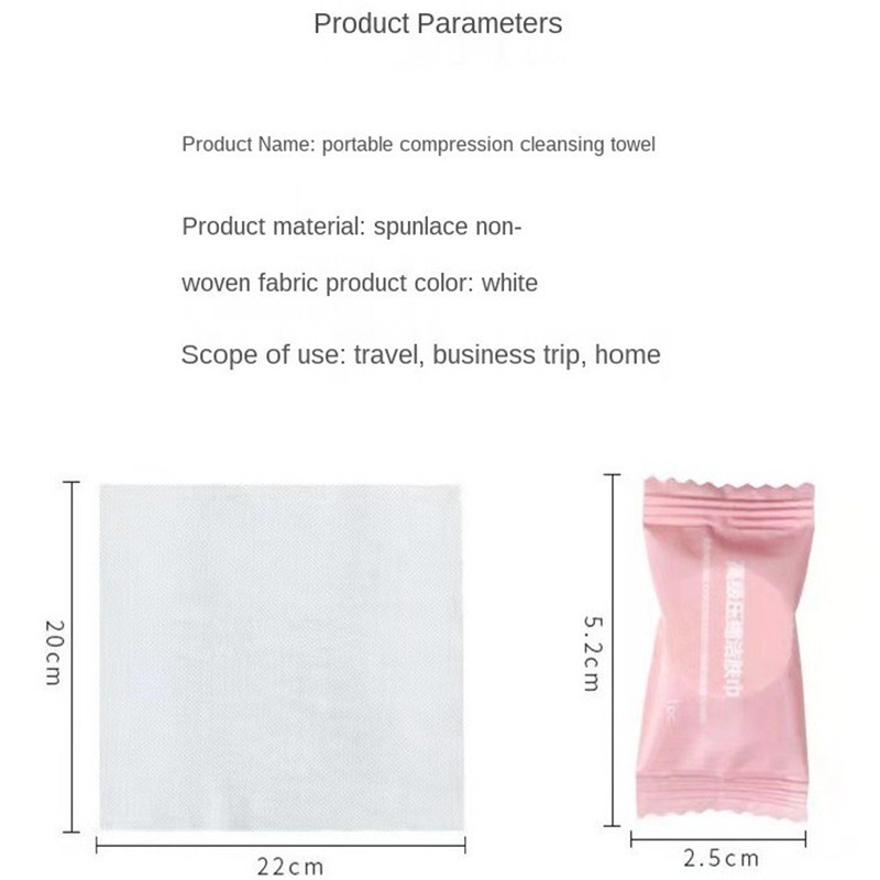 50pcsCompressed Towel Disposable Magic Towel Portable Mini Expand - Image 3