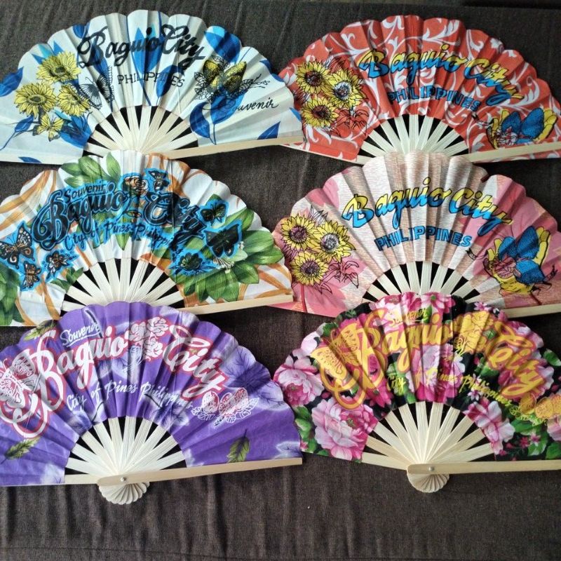 FAN (pamaypay) with Baguio City print | Shopee Philippines