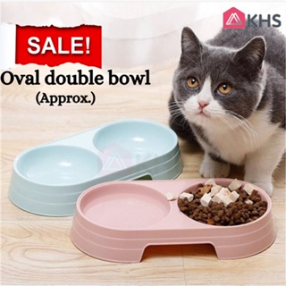 Pet  feeder Dog Cat Food/Water Bowl 2in1 double bowls