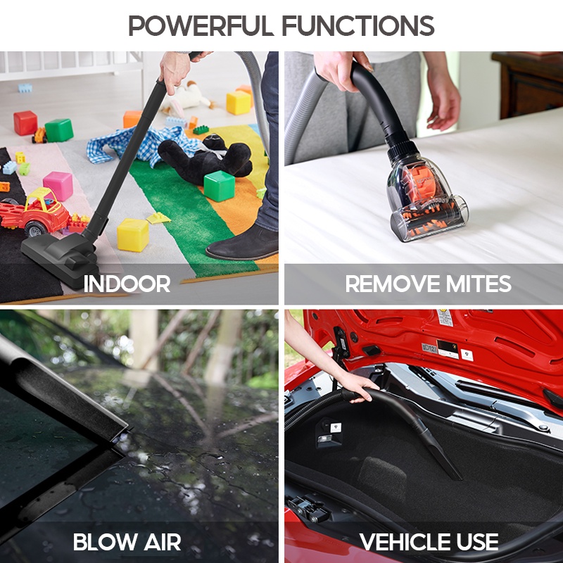 Tixx 15/18/25/35L Vacuum Cleaner Wet and Dry Blowing Stainless Upgrade Metal Material High Suction - Image 3