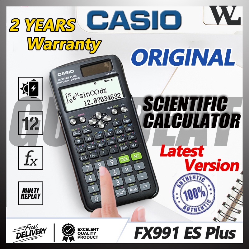 Casio FX991 ES Plus Scientific Calculator Casio Original Generation ...