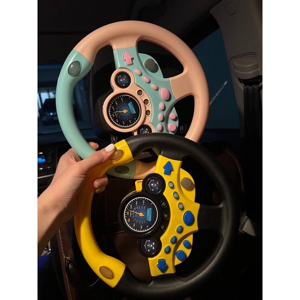 Steering wheel simulator/Steering Wheel for Kids with Lights and Sound