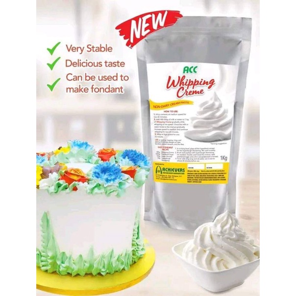 Acc Whipping Cream 1kg Shopee Philippines