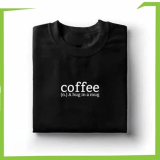 Coffee A Hug In A Mug Designed Solid Drop Shoulder T Shirt (Unisex) 4545iz13