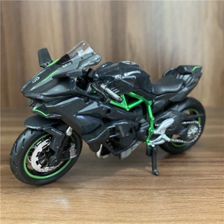 ✷ↂ1:18 Kawasaki Ninja H2 R Motorcycle Diecast Alloy Model Toy Ninja H2r Motorbike Detachable Collection Model Toys - Rai
