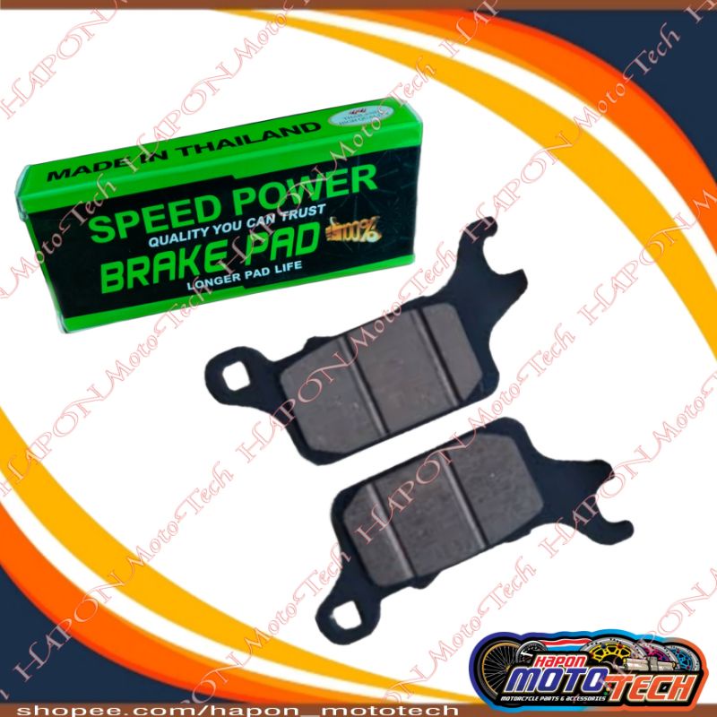 Brake Pad for New Honda Click 125i / 150i Game Changer Speed Power