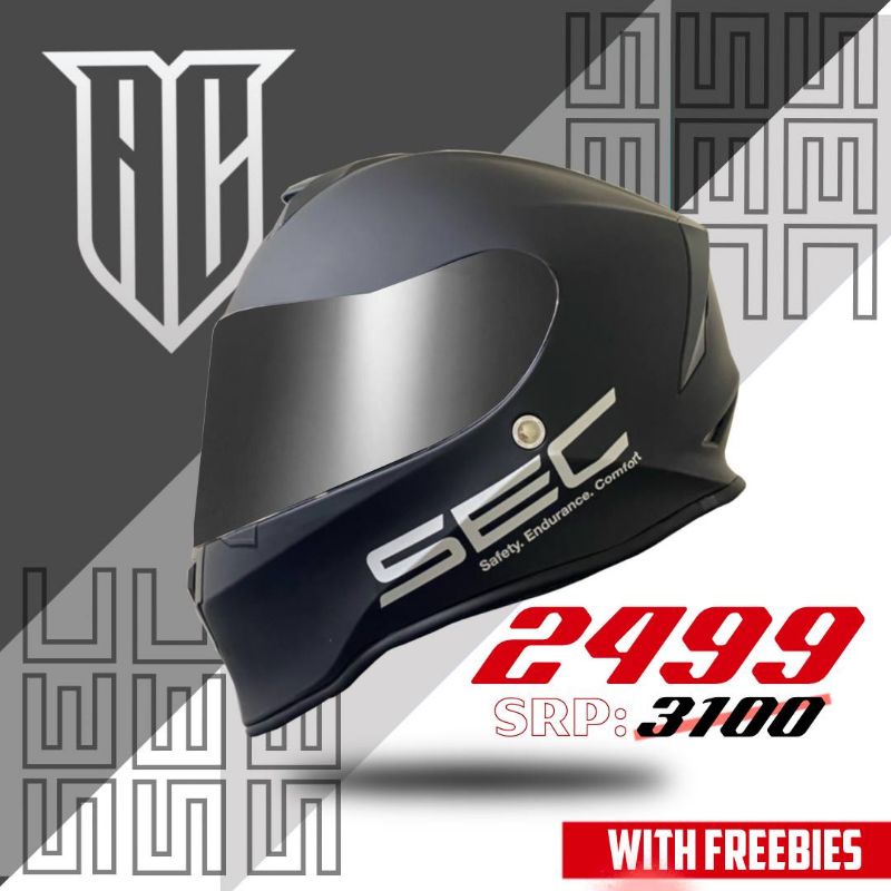 SEC Full Face Helmet Shopee Philippines