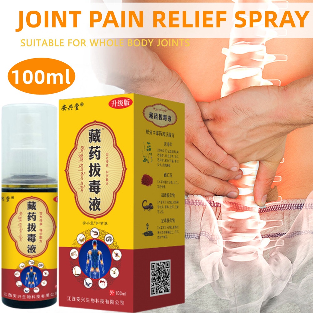 100ml Pain Relief Spray Rheumatoid Bunion Pain Joint Pain Spray Relief