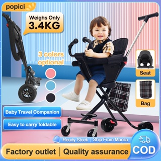 Stroller For Baby Foldable Portable Stroller Bike for Baby with Seat For Boy Girl 0-7 Years