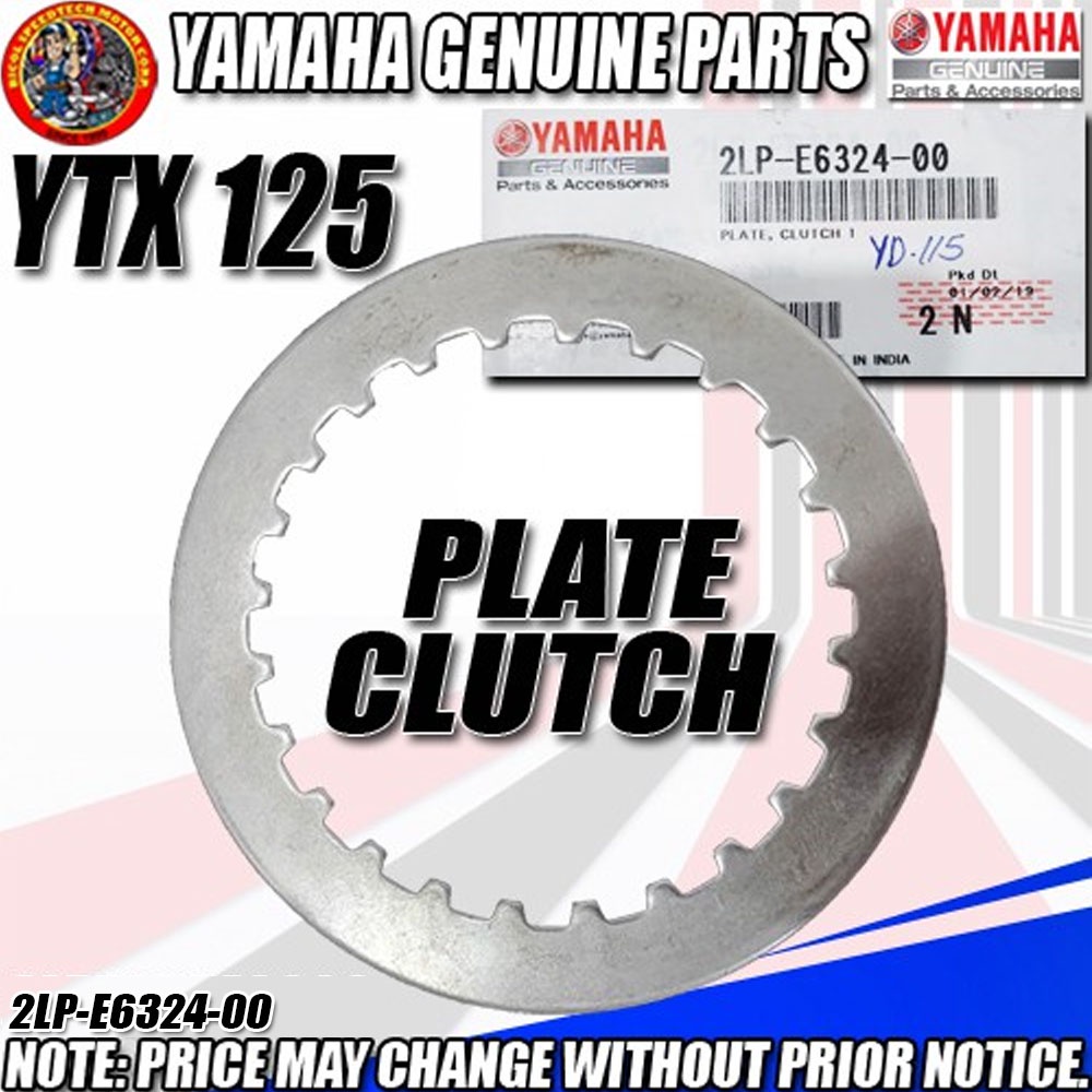 YTX 125 PLATE CLUTCH (YGP) (GENUINE 2LPE632400) Shopee Philippines